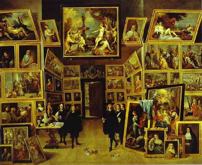    David Teniers Archduke Leopold William in his Gallery in Brussels Germany oil painting art